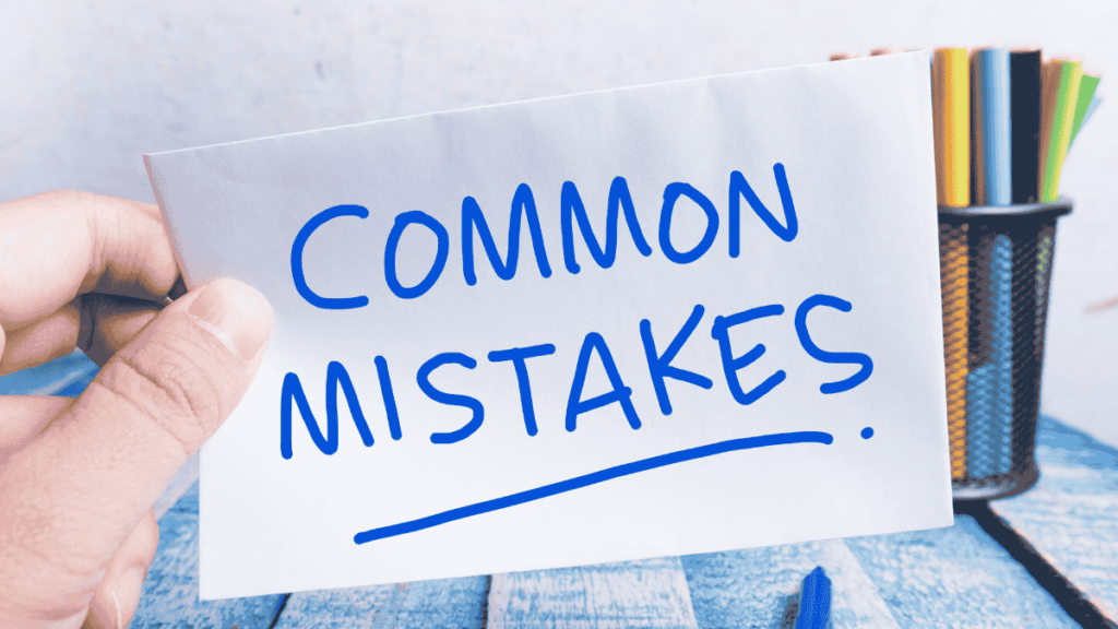 Common Mistakes in Goal Setting